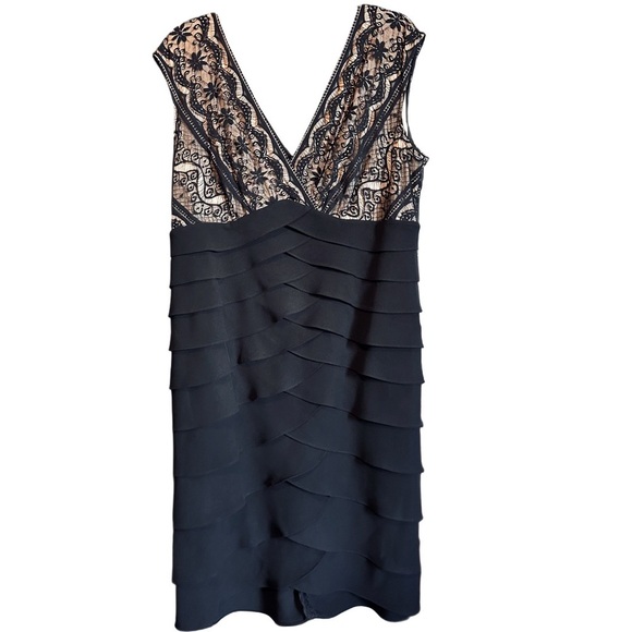 Jessica Howard Formal Dress w/ lace and chiffon EUC - Picture 1 of 12